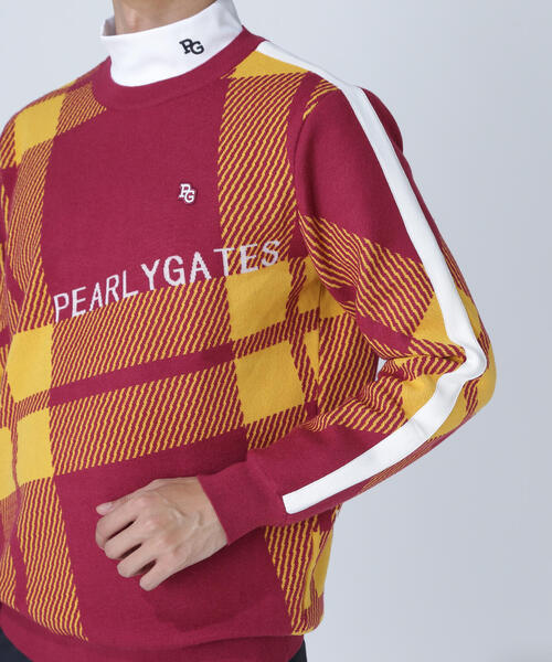 セール】【PEARLY GATES】14Gクルーネックニットプルオーバー