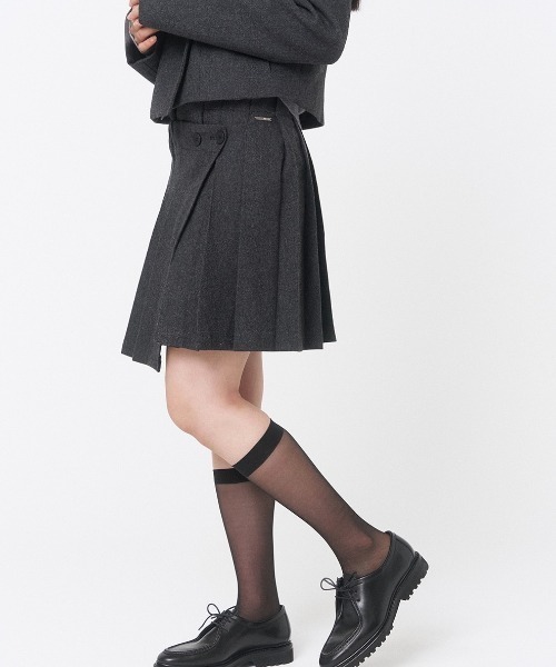 Miseki SEOUL(ミセキソウル)の「WABI ORIGAMI PLEATS MIDI SKIRT(スカート・レディース・チャコールグレー/ダークグレー・1/2)」の8枚目の写真