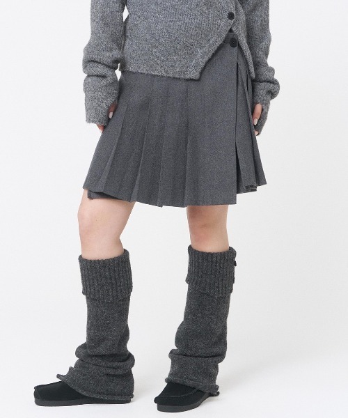 Miseki SEOUL(ミセキソウル)の「WABI ORIGAMI PLEATS MIDI SKIRT(スカート・レディース・チャコールグレー/ダークグレー・1/2)」の14枚目の写真