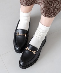 JELLY BEANS（ジェリービーンズ）の「トラックソールビットローファー(204-59114)JELLY BEANS(ジェリービーンズ)（ローファー）」