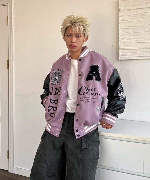 メンズのスタジャン（パープル系）一覧 - WEAR