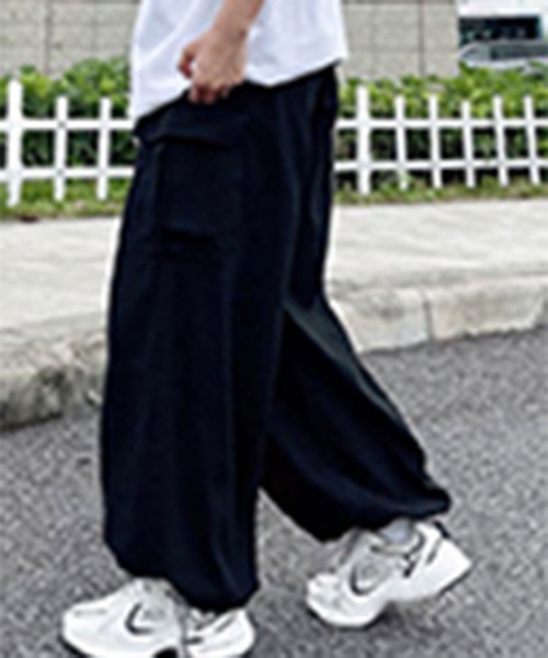 SallyLunn(サリーラン)の「ルーズカーゴチノパン(チノパンツ・メンズ・ベージュ/カーキ/ブラック・L/M)」の1枚目の写真