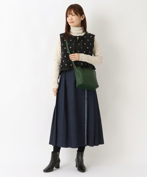one'sterrace(ワンズテラス)の「Legato Largo レトロシボショルダー(ショルダーバッグ・レディース・グリーン系その他6・99)」の11枚目の写真