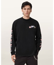 ALLSAINTS | GARDENS OVERSIZED GRAPHIC T-SHIRT | GARDENS オーバーサイズ グラフィック Tシャツ(Tシャツ/カットソー)