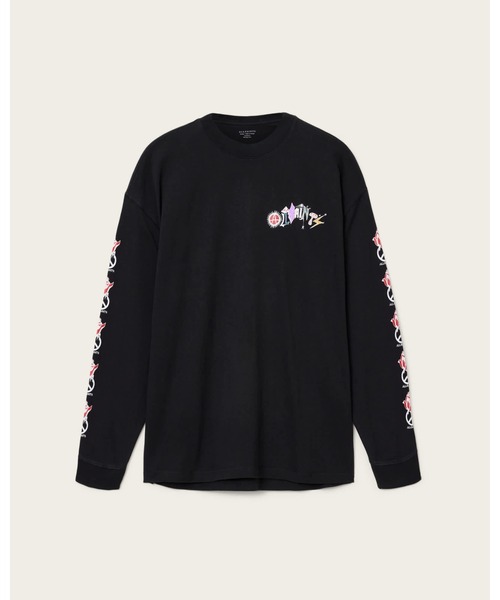 ALLSAINTS(オールセインツ)の「GARDENS OVERSIZED GRAPHIC T-SHIRT | GARDENS オーバーサイズ グラフィック Tシャツ(Tシャツ/カットソー・メンズ・ブラック・M/XS/S)」の9枚目の写真
