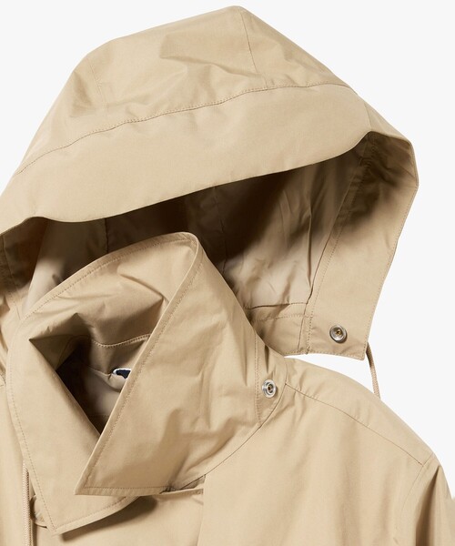 AIGLE（エーグル）の「GORE-TEX ゴアテックス 防風 防水 透湿 ミドルトレンチコート / フード取り外し可（トレンチコート・レディース・ベージュ/ブラック・36/38/40）」の17枚目の写真