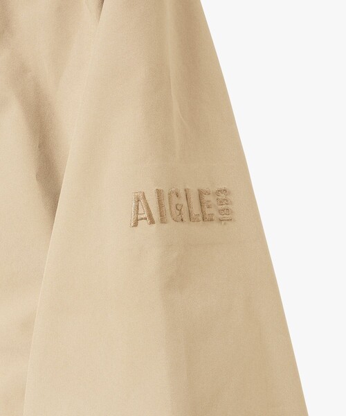 AIGLE（エーグル）の「GORE-TEX ゴアテックス 防風 防水 透湿 ミドルトレンチコート / フード取り外し可（トレンチコート・レディース・ベージュ/ブラック・36/38/40）」の19枚目の写真