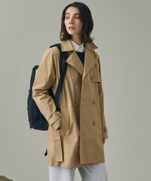 AIGLE | GORE-TEX ゴアテックス 防風 防水 透湿 ミドルトレンチコート / フード取り外し可(トレンチコート)