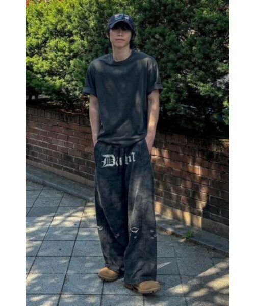 GAKKAI UNIONS(ガッカイユニオンズ)の「ベーシックピグメント半袖Tシャツチャコール(Tシャツ/カットソー・レディース・その他・MEDIUM/LARGE)」の6枚目の写真