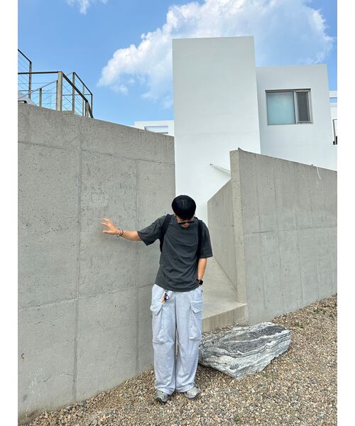 GAKKAI UNIONS(ガッカイユニオンズ)の「ベーシックピグメント半袖Tシャツチャコール(Tシャツ/カットソー・レディース・その他・MEDIUM/LARGE)」の7枚目の写真