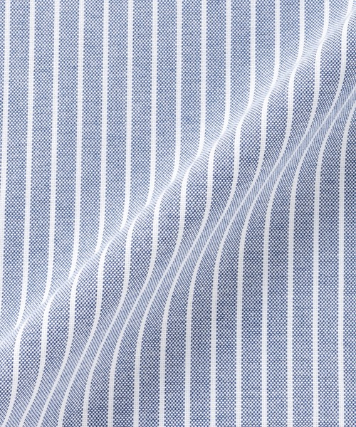 TOKYO SHIRTS（トウキョウシャツ）の「フレンチブルドッグ刺繍 オックスフォードシャツ（シャツ/ブラウス・メンズ・ブルー・M/L/LL）」の6枚目の写真