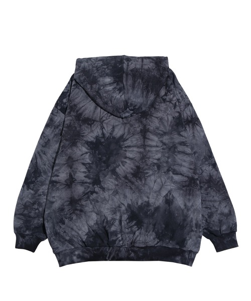 PUNYUS(プニュズ)の「タイダイパーカー(パーカー・レディース・ブラック/ブラウン・3/4)」の7枚目の写真