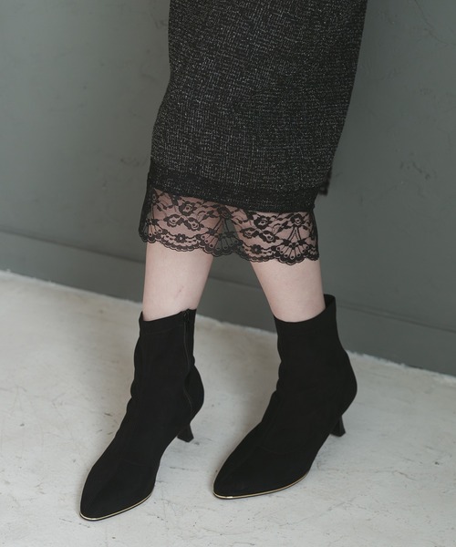 31 Sons de mode（トランテアン　ソン　ドゥ　モード）の「2025秋冬新作 ツイードレーストリミングジャンスカ（ジャンパースカート・レディース・オフホワイト/ブラック・S/M）」の13枚目の写真