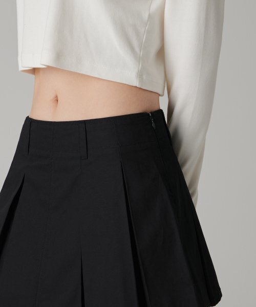 MUSINSA STANDARD WOMAN（ムシンサスタンダードウーマン）の「ウィメンズコットンプリーツミニスカート[ブラック]（スカート・レディース・その他・SMALL/MEDIUM/LARGE/X-SMALL）」の22枚目の写真