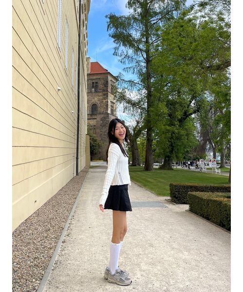 MUSINSA STANDARD WOMAN（ムシンサスタンダードウーマン）の「ウィメンズコットンプリーツミニスカート[ブラック]（スカート・レディース・その他・SMALL/MEDIUM/LARGE/X-SMALL）」の14枚目の写真