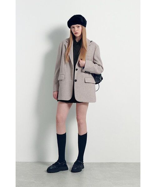 MUSINSA STANDARD WOMAN（ムシンサスタンダードウーマン）の「ウィメンズコットンプリーツミニスカート[ブラック]（スカート・レディース・その他・SMALL/MEDIUM/LARGE/X-SMALL）」の12枚目の写真