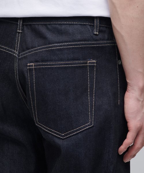 MUSINSA STANDARD（ムシンサスタンダード）の「セルビジレギュラーフィットデニムパンツ [ディープインディゴ]（デニムパンツ・メンズ・その他・31/33/26/27/28/29/38/42/36/34/32/30/40）」の10枚目の写真