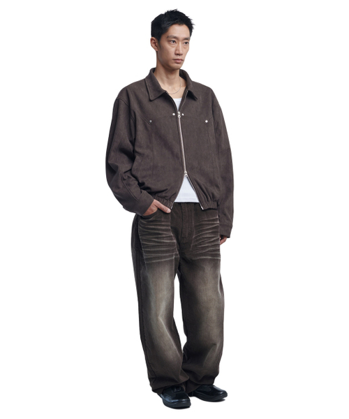 NOMANUAL(NOMANUAL)の「S.W JACKET - BROWN(その他アウター・レディース・その他・SMALL/MEDIUM/LARGE)」の3枚目の写真
