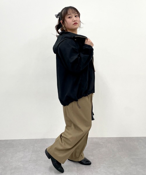 CHIC STYLE(シックスタイル)の「ニットアンサンブル<大きいサイズ有>シックスタイル(カーディガン/ボレロ・レディース・ミント/モカ/ブラック・M/L/LL/3L/4L/5L)」の13枚目の写真