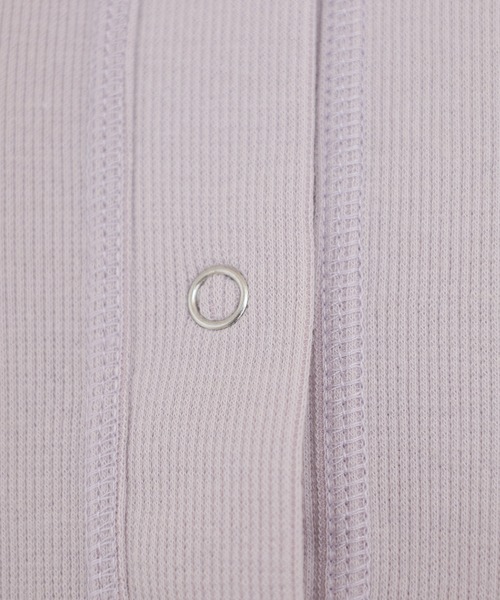 OMNES（オムネス）の「リブボリューム袖カーディガン長袖（カーディガン/ボレロ・レディース・ラベンダー/アイボリー/ホワイト×ブラック・FREE）」の20枚目の写真
