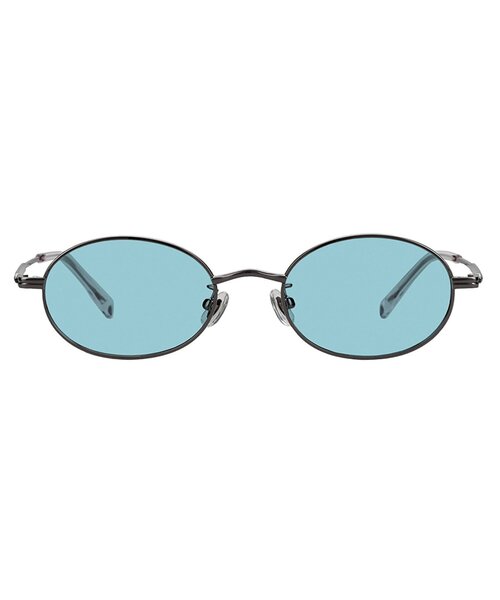 SUNCUTGlasses/UV100%CUT オーバル型 サングラス【度無し専用】 横長