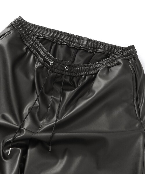 LOVELESS(ラブレス)の「シンセティックレザーワイドイージー(その他パンツ・メンズ・ブラック・S/M/L)」の5枚目の写真