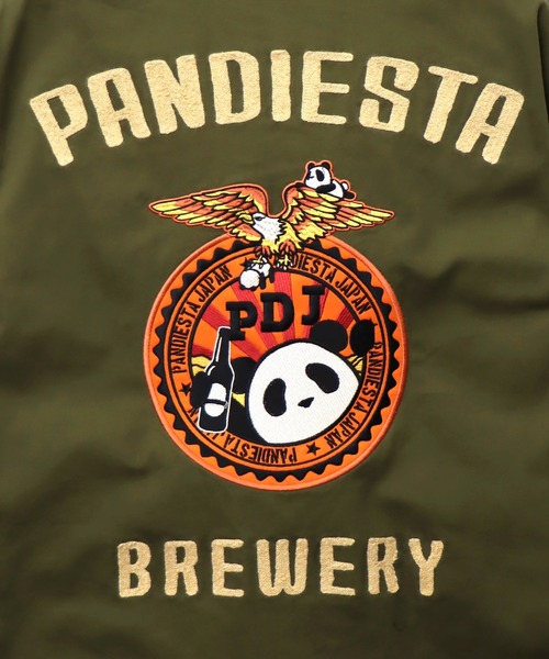 PANDIESTA（パンディエスタ）の「パンダブルワリーツイルワークジャケット(M2)（ミリタリージャケット・メンズ・ブラック/カーキ・M/L/XL/XXL）」の8枚目の写真