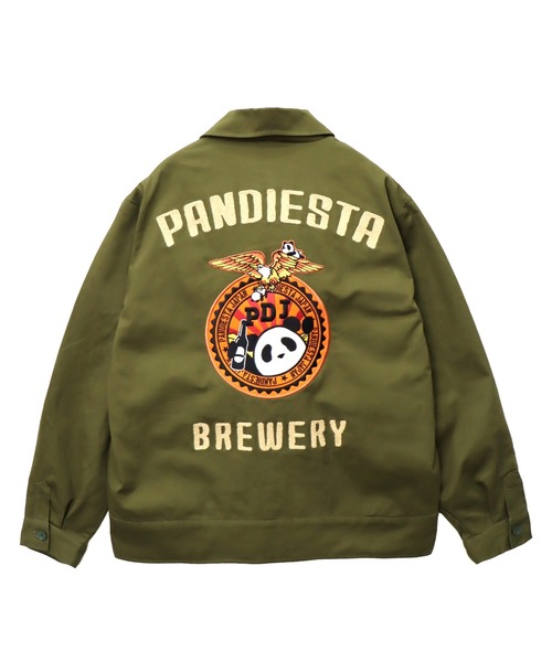PANDIESTA（パンディエスタ）の「パンダブルワリーツイルワークジャケット(M2)（ミリタリージャケット・メンズ・ブラック/カーキ・M/L/XL/XXL）」の9枚目の写真
