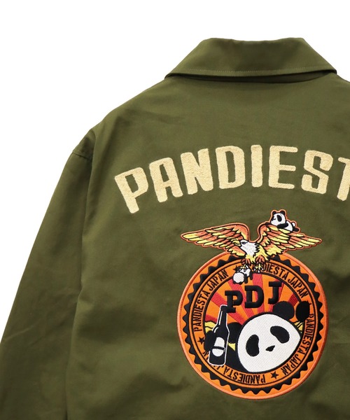 PANDIESTA（パンディエスタ）の「パンダブルワリーツイルワークジャケット(M2)（ミリタリージャケット・メンズ・ブラック/カーキ・M/L/XL/XXL）」の10枚目の写真