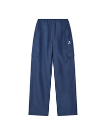 WIDE CARGO PANTS - BLUE
