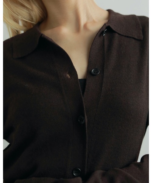 (アンヌーク）Mix anuke（アンヌーク） ベーシックニットシャツ Shirts Knit Basic タグ付きアンヌーク Knit 即日発送 Shirts トップス