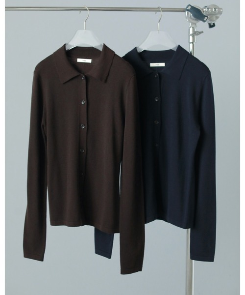 セール】Basic Knit Shirts（シャツ/ブラウス）｜anuke（アンヌーク