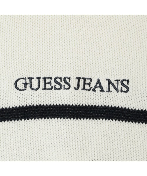 GUESS JEANS（ゲスジーンズ）の「GUESS JEANS Long Sleeves Crew Neck Striped Sweater ニットトップス（ニット/セーター・レディース・ネイビー×ホワイト/ホワイト×ネイビー・X-SMALL/LARGE/MEDIUM/SMALL）」の18枚目の写真