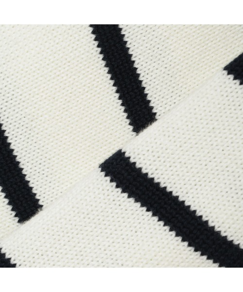 GUESS JEANS（ゲスジーンズ）の「GUESS JEANS Long Sleeves Crew Neck Striped Sweater ニットトップス（ニット/セーター・レディース・ネイビー×ホワイト/ホワイト×ネイビー・X-SMALL/LARGE/MEDIUM/SMALL）」の19枚目の写真