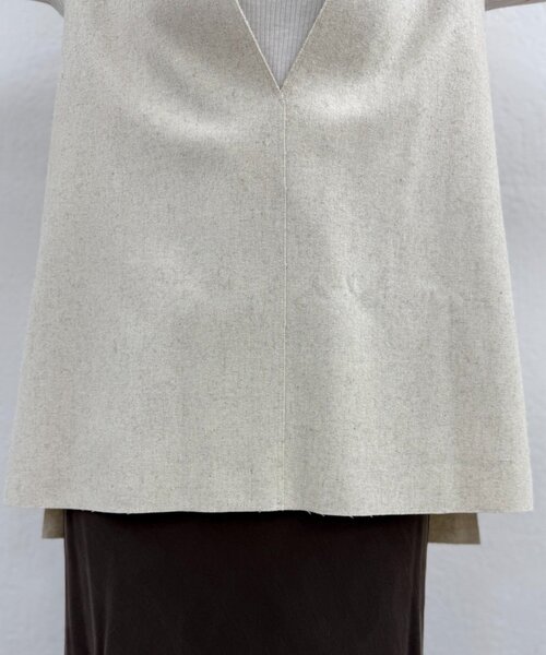 LOUNGEDRESS（ラウンジドレス）の「ウールジレ（ベスト・レディース・アイボリー/ブラック/モカ・FREE）」の17枚目の写真