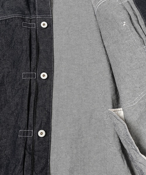 COMME des GARCONS HOMME(コム デ ギャルソン・オム)の「COTTON DENIM JACKET(デニムジャケット・メンズ・インディゴブルー・S/M/L)」の6枚目の写真