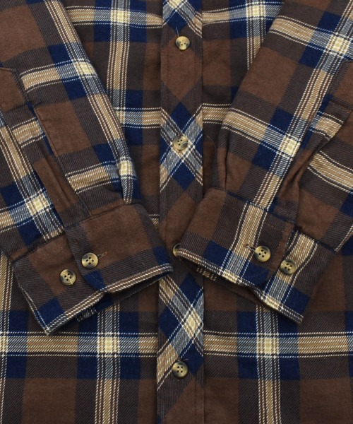 VINTAGE（ヴィンテージ）の「【USED】80’s OUTDOOR EXCHANGE キルティングネル（カバーオール・メンズ・ブラウン・MEDIUM）」の2枚目の写真