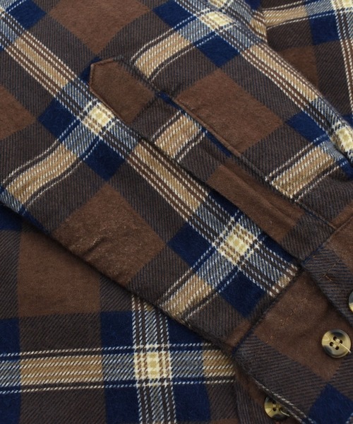 VINTAGE（ヴィンテージ）の「【USED】80’s OUTDOOR EXCHANGE キルティングネル（カバーオール・メンズ・ブラウン・MEDIUM）」の3枚目の写真