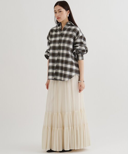 Whim Gazette（ウィムガゼット）の「ピケチェックシャツ（シャツ