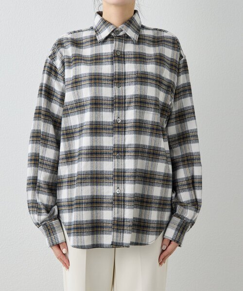 ピケチェックシャツ（シャツ/ブラウス）｜Whim Gazette（ウィム