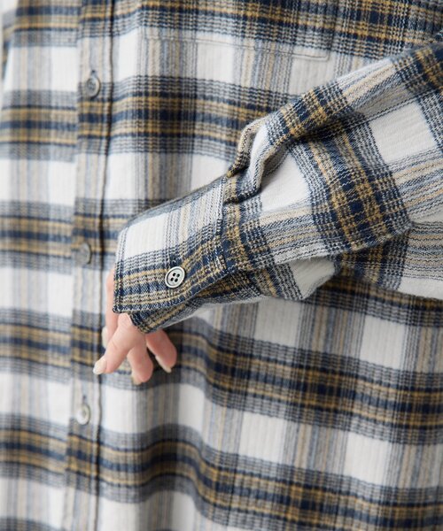 ピケチェックシャツ（シャツ/ブラウス）｜Whim Gazette（ウィム