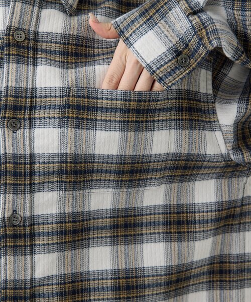 セール】ピケチェックシャツ（シャツ/ブラウス）｜Whim Gazette