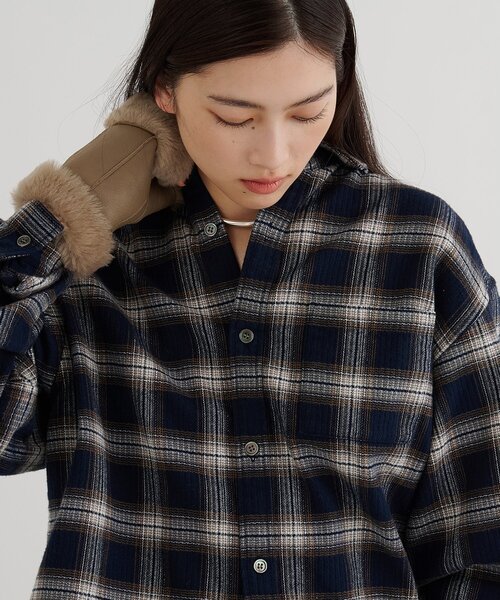 ウィムガゼット　ピケチェックシャツ Whim Gazette（ウィムガゼット）の「ピケチェックシャツ（シャツ