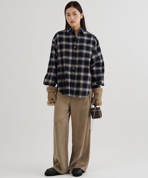 Whim Gazette（ウィムガゼット）の「ピケチェックシャツ（シャツ