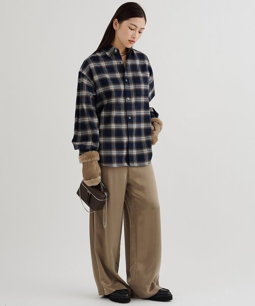 ピケチェックシャツ（シャツ/ブラウス）｜Whim Gazette（ウィム