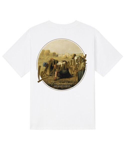 KAN6312(カン6312)の「KTW0072 ミレ 半袖Tシャツ - ホワイト(Tシャツ/カットソー・メンズ・その他・LARGE/MEDIUM/SMALL/X-LARGE)」の1枚目の写真