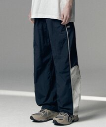 NOT4NERD（ノットフォーナード）の「Nylon Racing Pants - Navy（スウェットパンツ）」