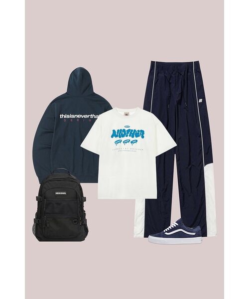 NOT4NERD(ノットフォーナード)の「Nylon Racing Pants - Navy(スウェットパンツ・レディース・その他・LARGE/MEDIUM/SMALL/X-LARGE)」の5枚目の写真
