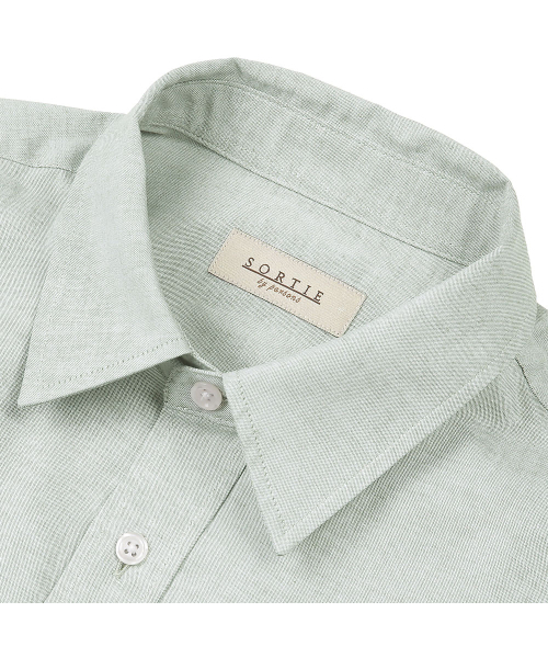 sortie（ソルティ）の「440 Essential Comfort Oxford Shirts (Sage Green)（シャツ/ブラウス・メンズ・その他・MEDIUM/X-LARGE/LARGE）」の2枚目の写真