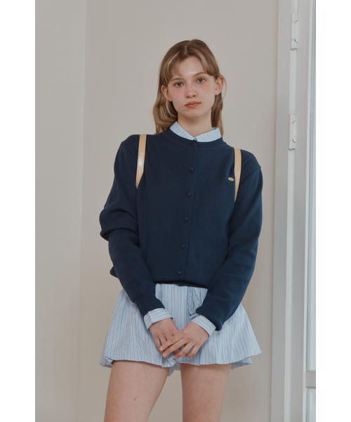 ANOETIC（アノエティック）の「ANC BASIC ROUND CARDIGAN_NAVY（カーディガン/ボレロ・レディース・ネイビー・FREE）」の3枚目の写真